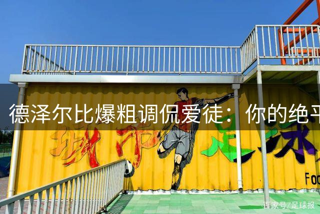 德泽尔比爆粗调侃爱徒：你的绝平助攻是想送热刺降级？